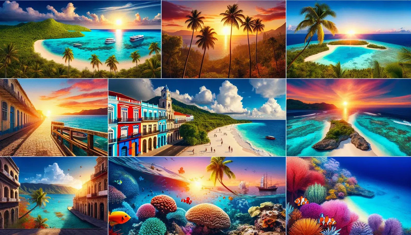 Various Caribbean Islands